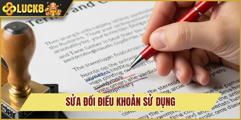 Điều Khoản Sử Dụng 3 sửa đổi điều khoản sử dụng